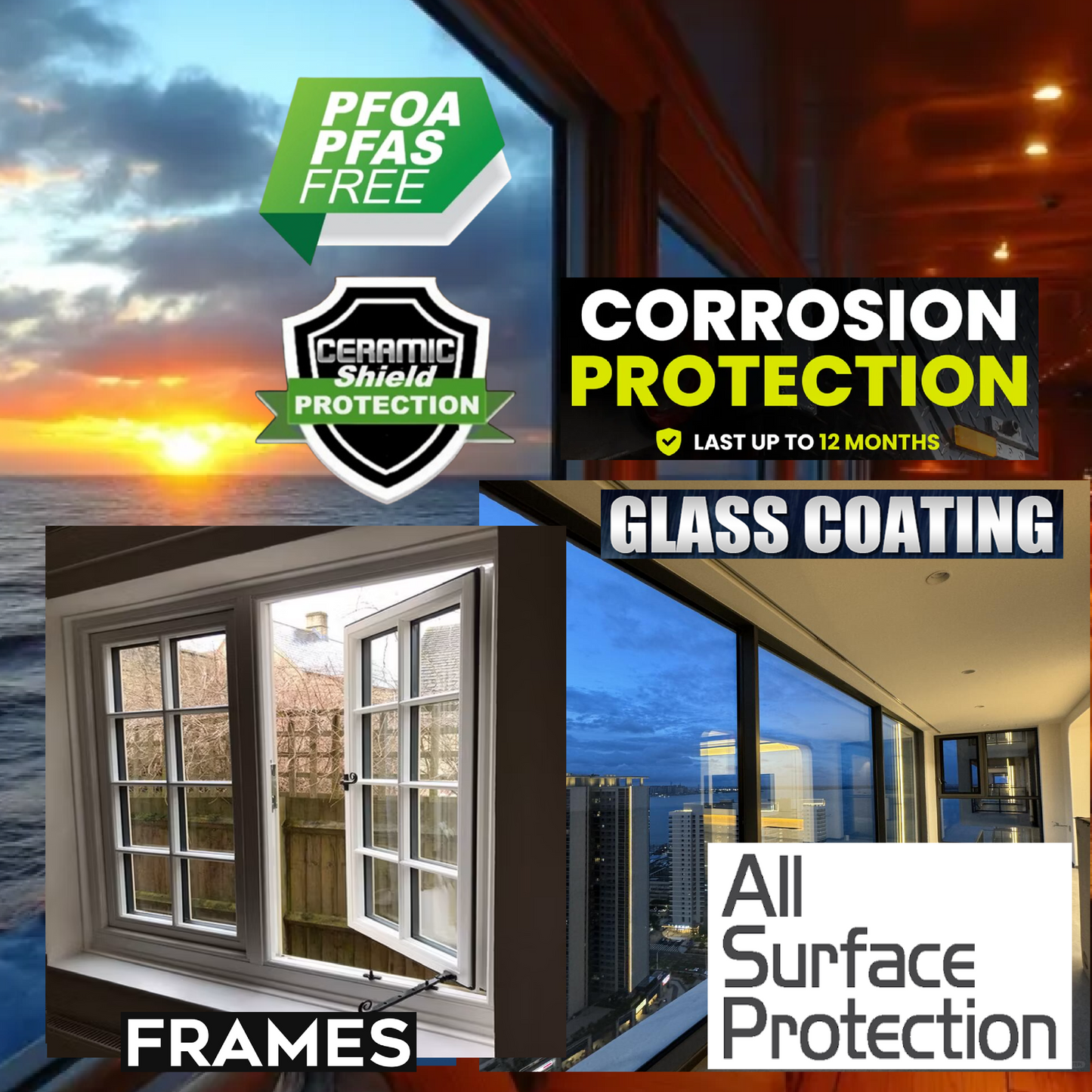 KIT BUNDLE (Wood Sealer, Stainless Steel, All Surface Coatings, Matting Agent)