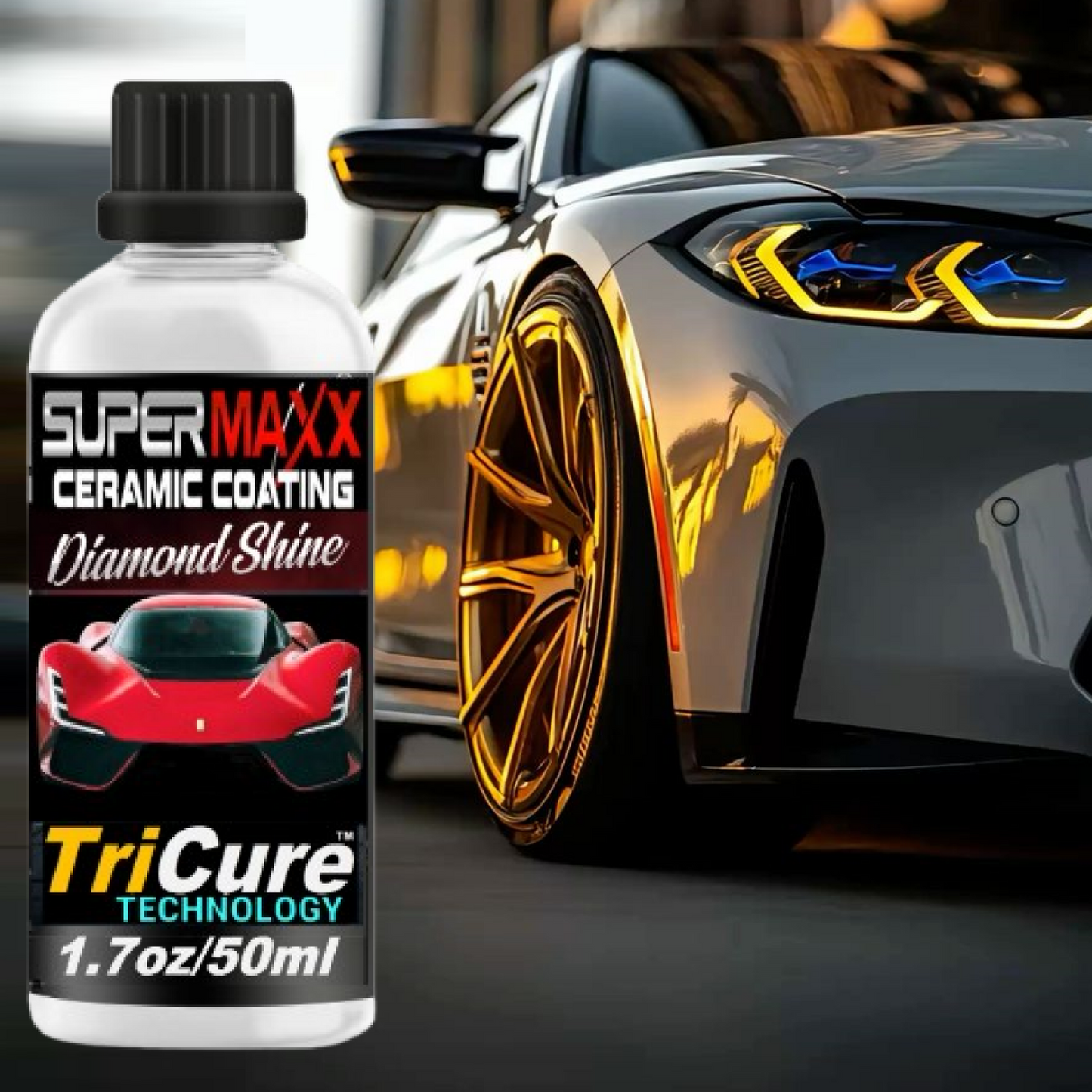 CERAMIC CAR COATING - 1.7oz/50ml
