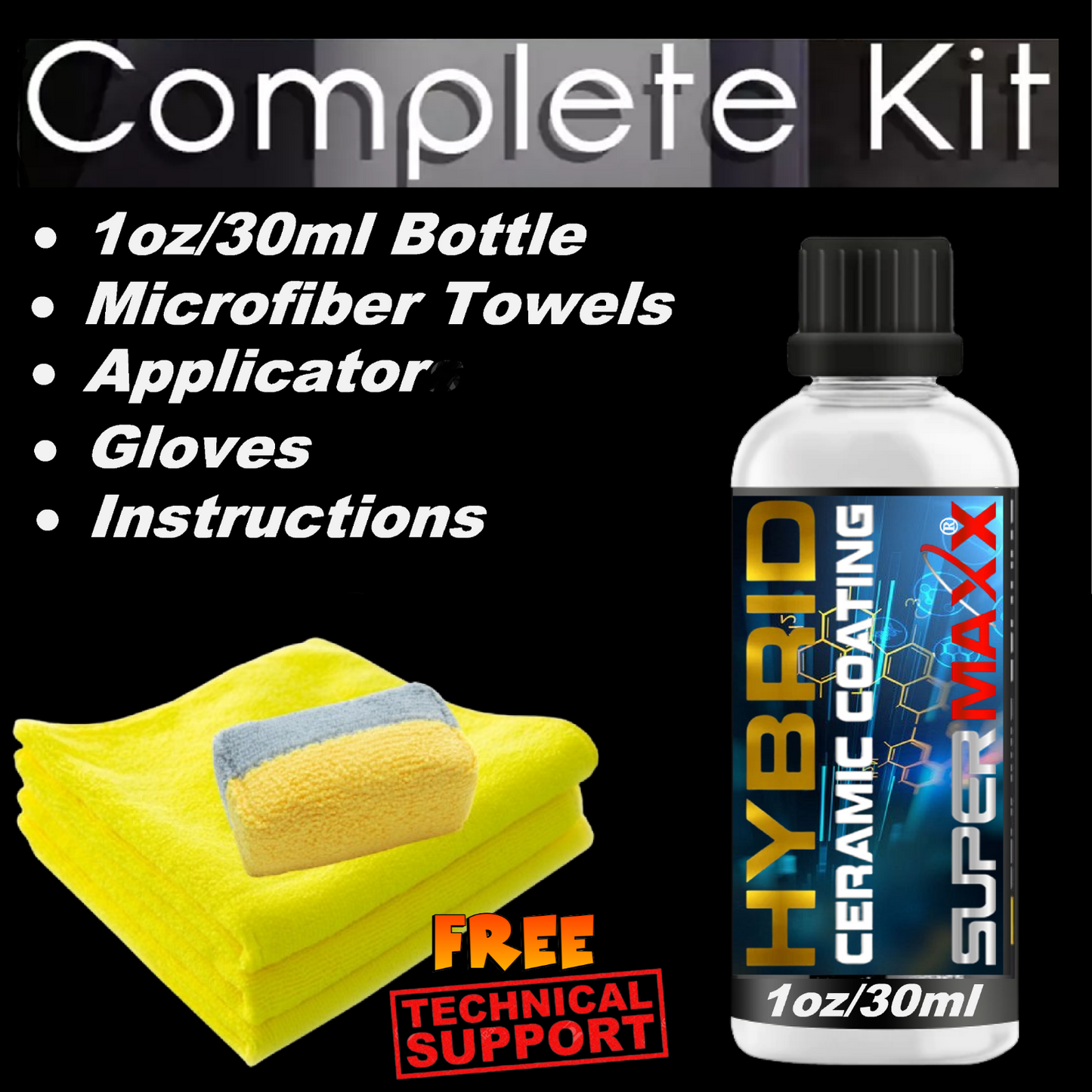 WORLD'S FIRST 2K HYBRID POLYSILAZANE CERAMIC CAR COATING WITH TRICURE TECHNOLOGY