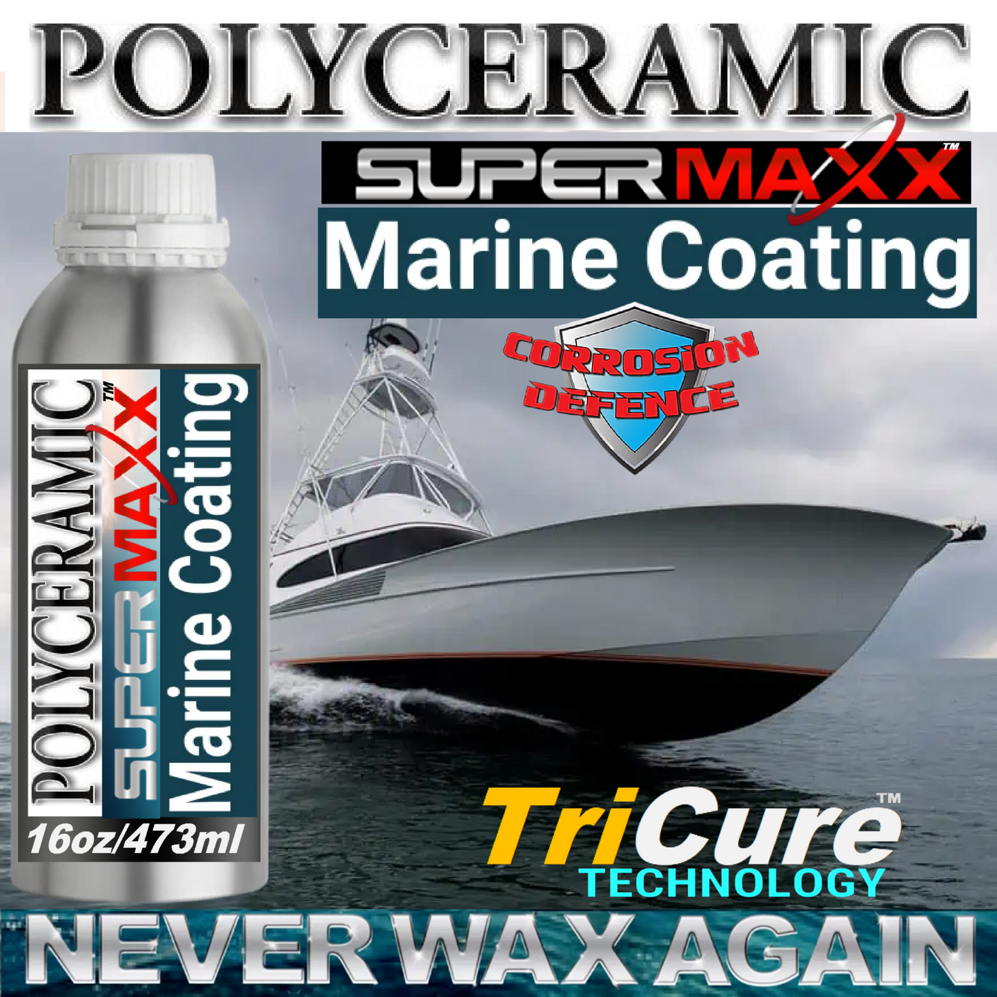 MARINE CERAMIC COATING WITH TRICURE TECHNOLOGY