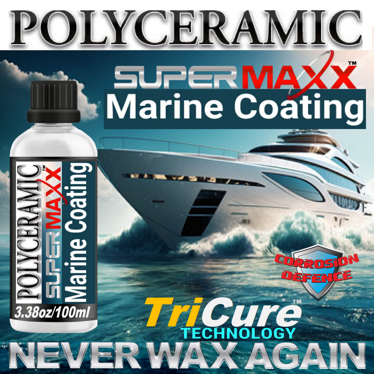 MARINE CERAMIC COATING WITH TRICURE TECHNOLOGY