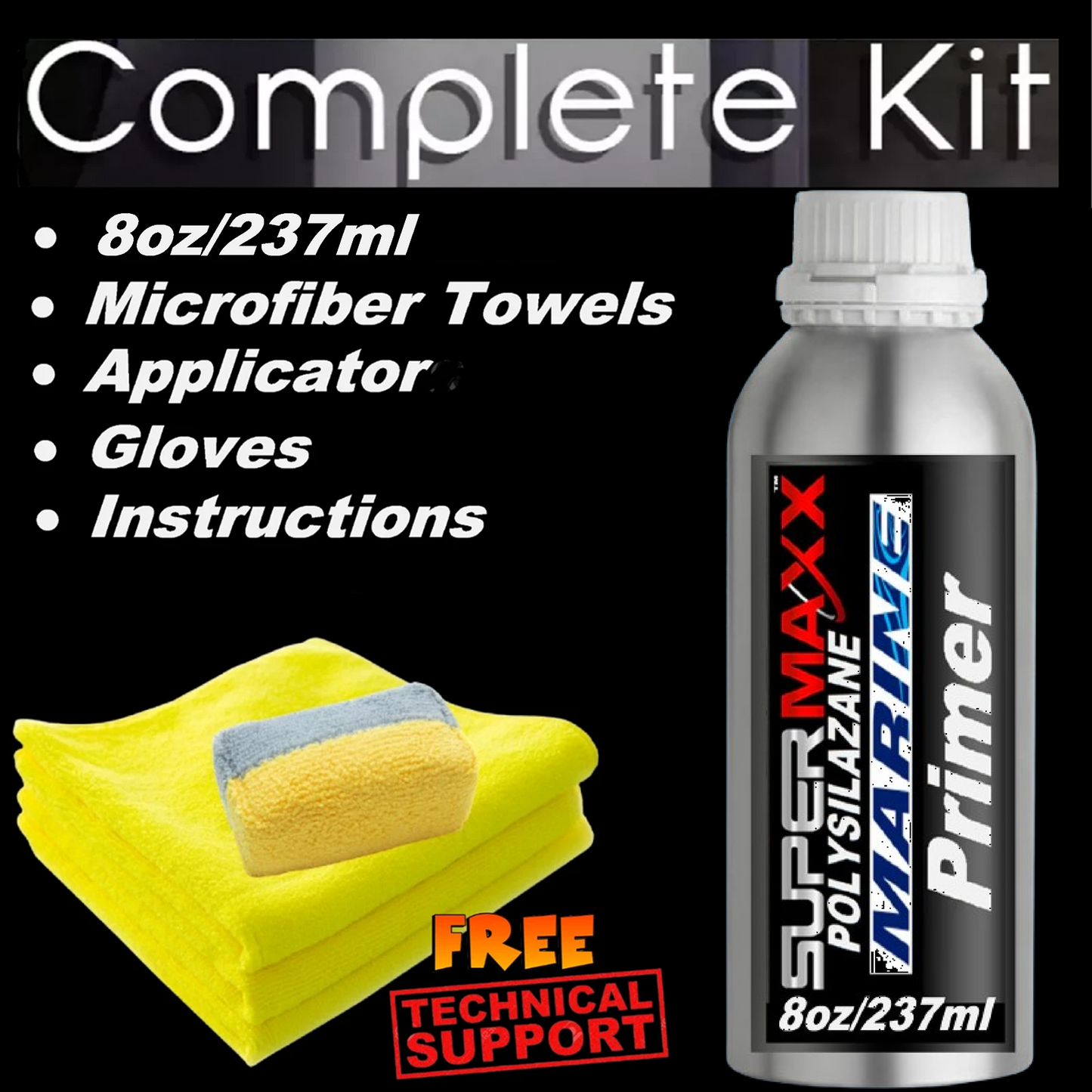 MARINE CERAMIC COATING PRIMER - 8 oz/237ml