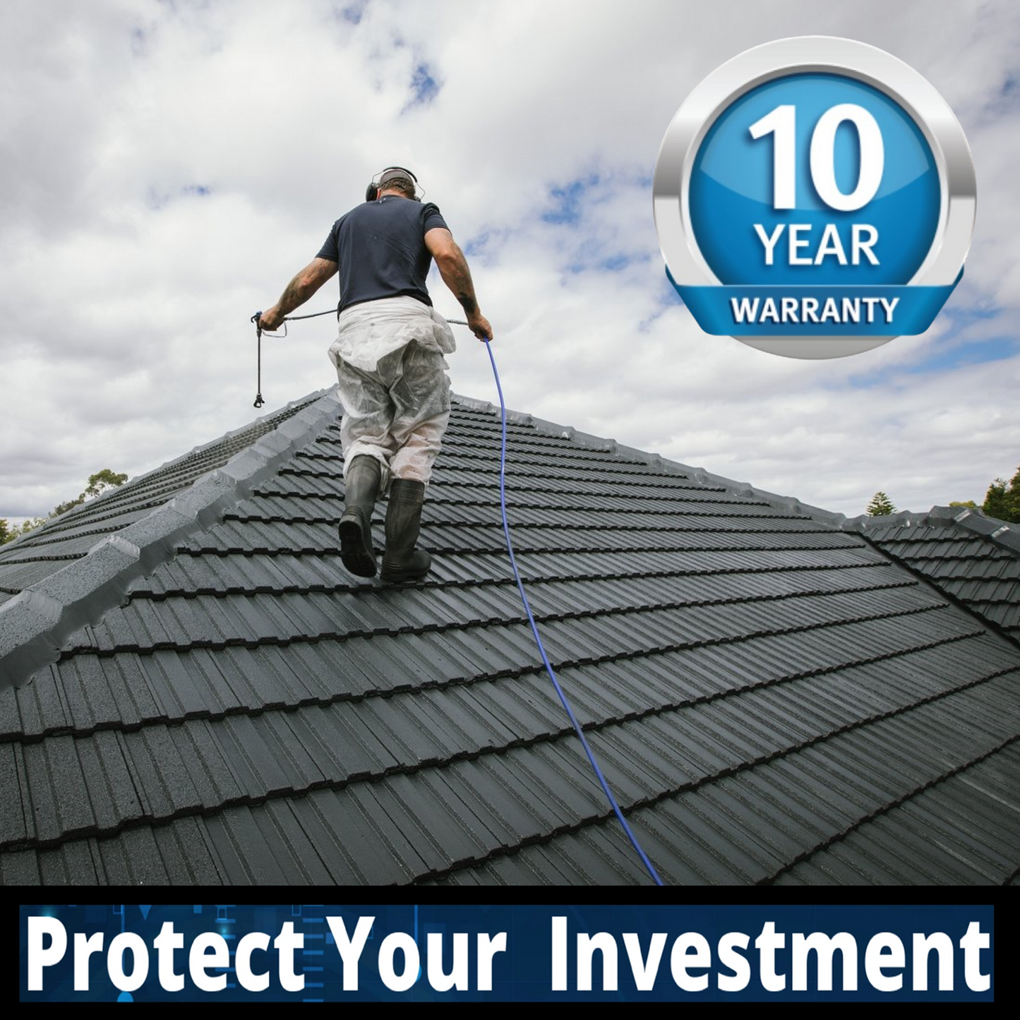 SUPERMAXX NANO ROOF CLEAR COATING PROFESSIONAL" UV STAIN PROTECTION - 1 GALLON