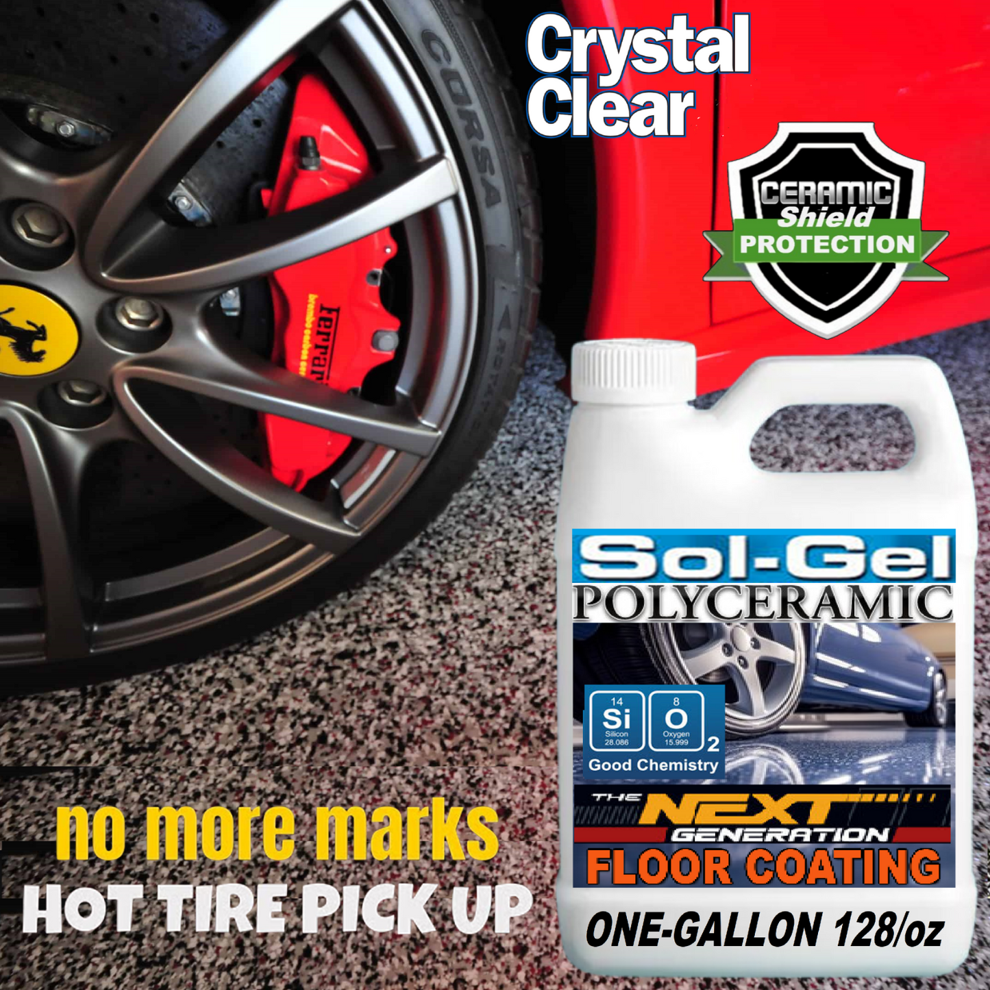 SOL-GEL POLYCERAMIC FLOOR COATING (GLOSS) - TOP COAT