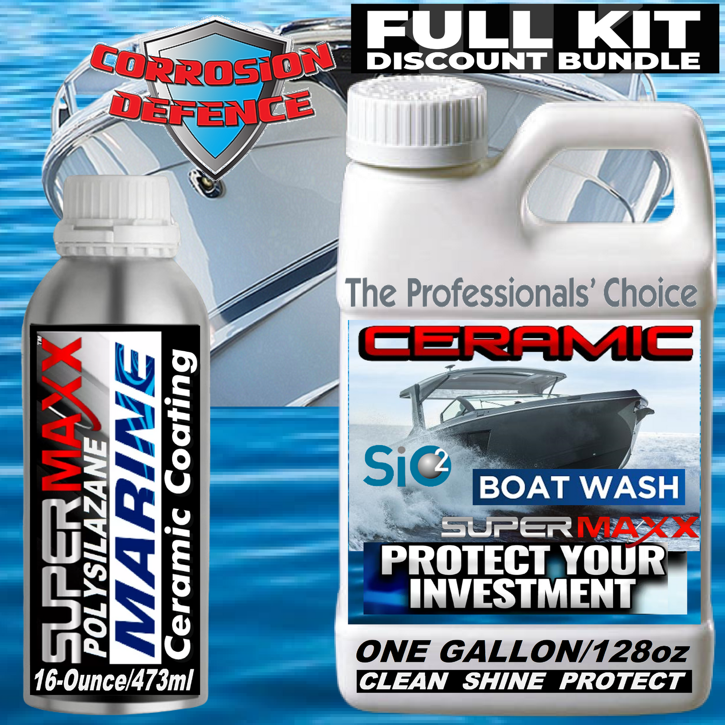 MARINE CERAMIC COATING - KIT BUNDLE