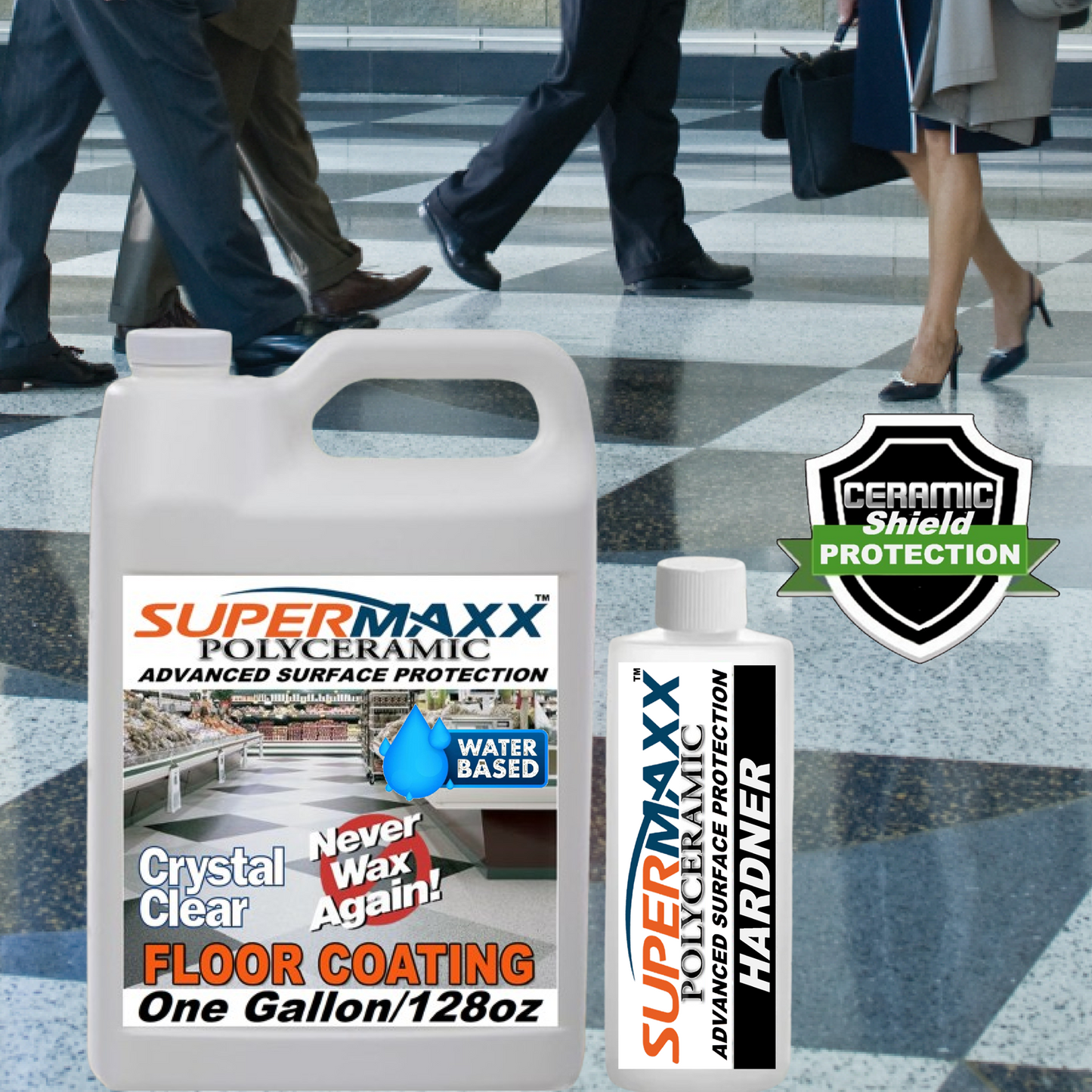 CERAMIC WATER BASED 2K FLOOR COATING