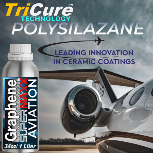 CERAMIC COATING TRICURE TECHNOLOGY POLYSILAZANE AIRCRAFT PROTECTION