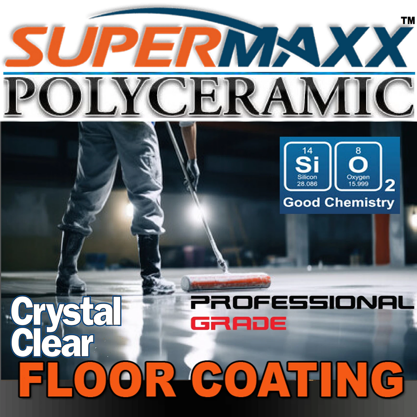 GARAGE FLOOR ABRASION STAIN RESISTANT CLEAR COAT (FOR EPOXY AND OTHER SURFACES)