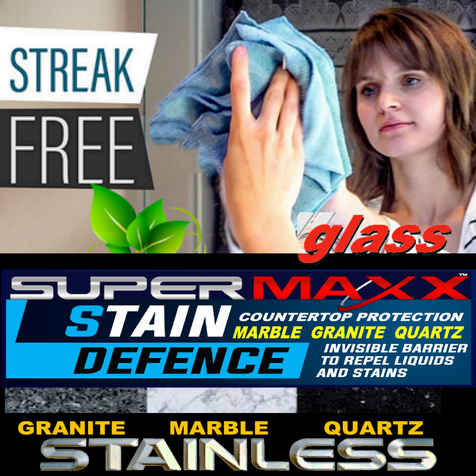 GRANITE, MARBLE, QUARTZ COUNTERTOP, STAINLESS STEEL, STONE SEALER