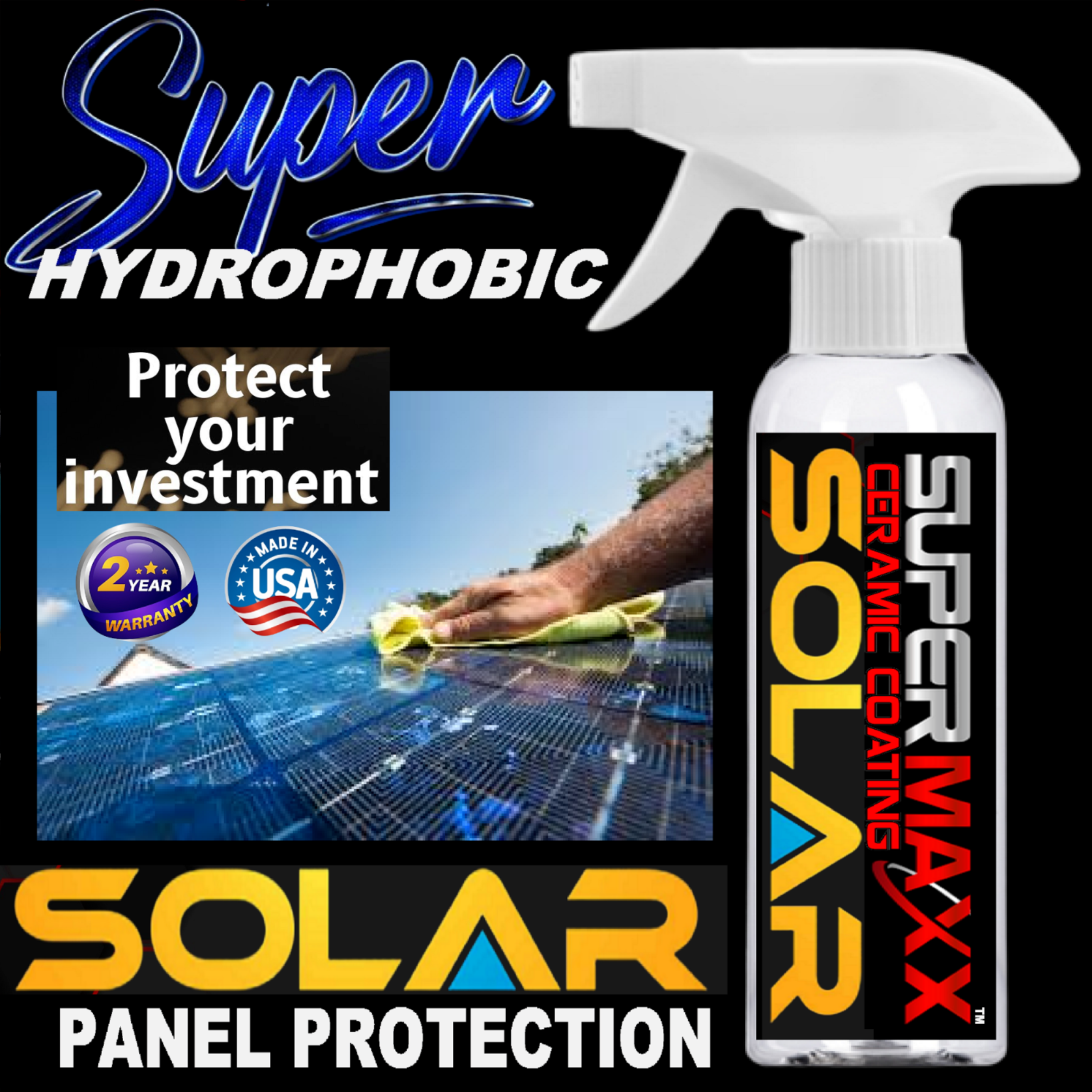 SOLAR PANEL CERAMIC COATING – SUPERMAXX