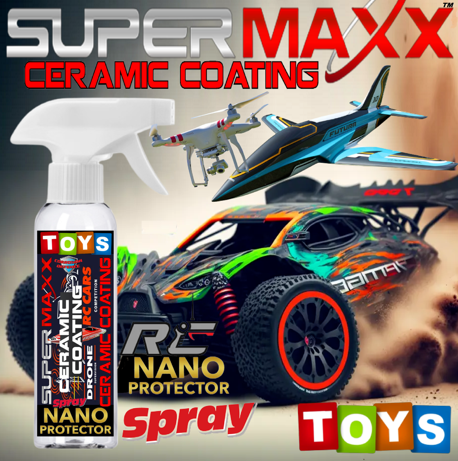 RC Drone Hobby Ceramic Coating – SUPERMAXX