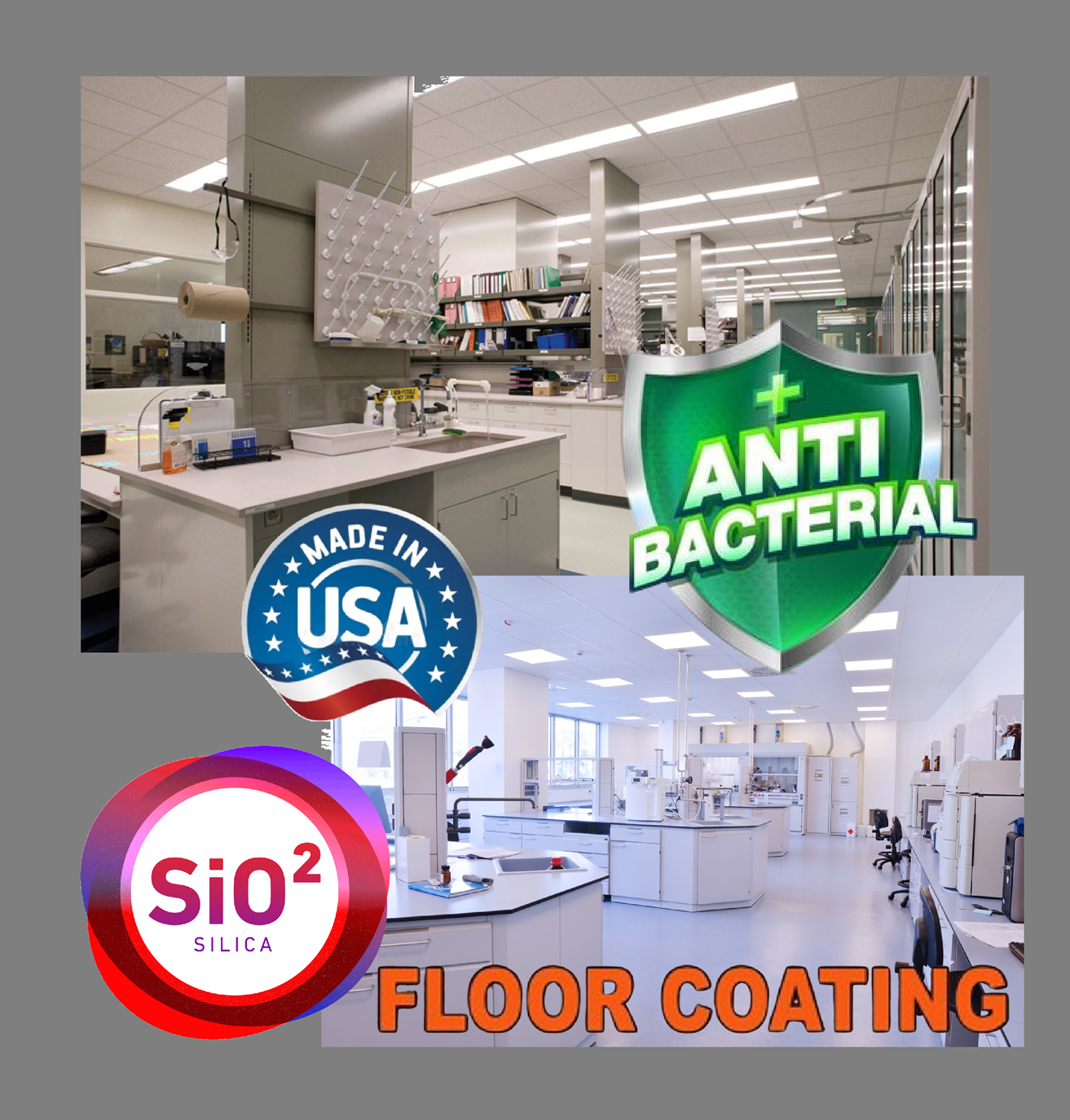 SUPERMAXX SIO2 FLOOR COATING - GLOSS or SATIN - 1 Gal/128ml