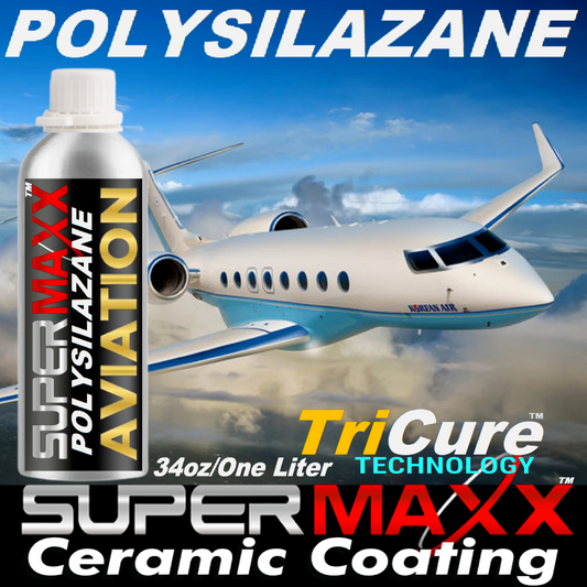 CERAMIC COATING TRICURE TECHNOLOGY POLYSILAZANE AIRCRAFT PROTECTION