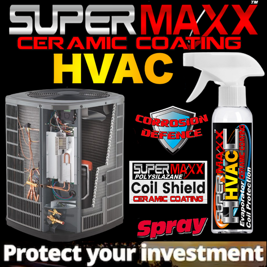 HVAC CERAMIC COATING SPRAY FOR USE ON ALL HEATING AND AIR CONDITIONING EQUIPMENT