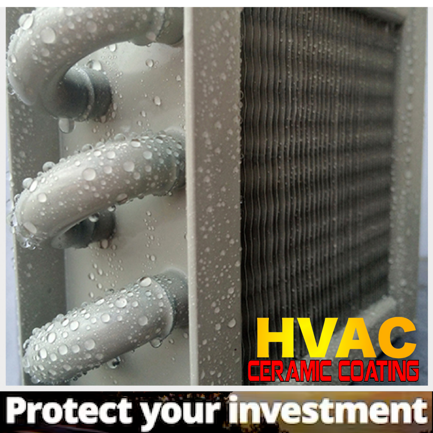 HVAC CERAMIC COATING SPRAY FOR USE ON ALL HEATING AND AIR CONDITIONING EQUIPMENT