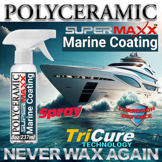 MARINE CERAMIC COATING SPRAY UV SALT GELCOAT PROTECTION