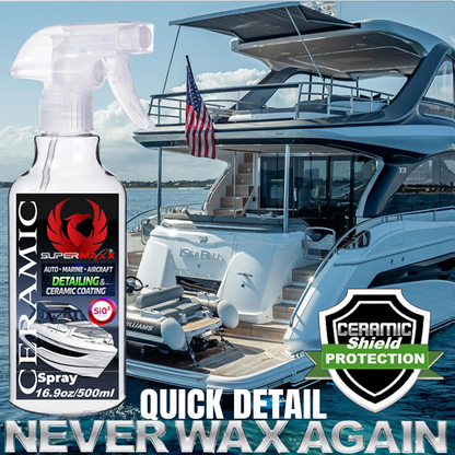 MARINE GRADE QUICK DETAIL SIO2 CERAMIC COATING BOAT PROTECTION - 16.9oz/ 500ml