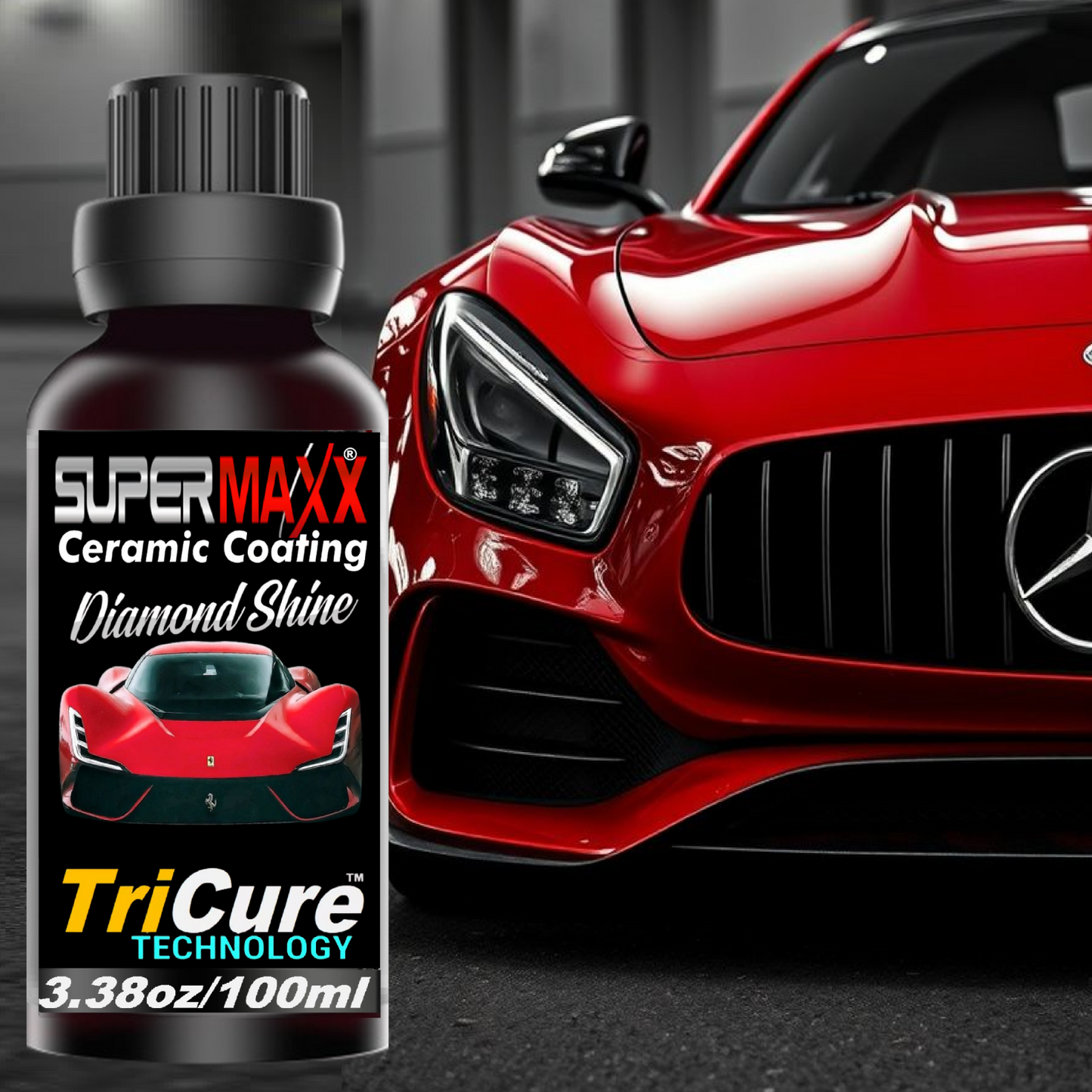 CERAMIC CAR COATING POLYSILAZANE WITH ADVANCED TRICURE TECHNOLOGY