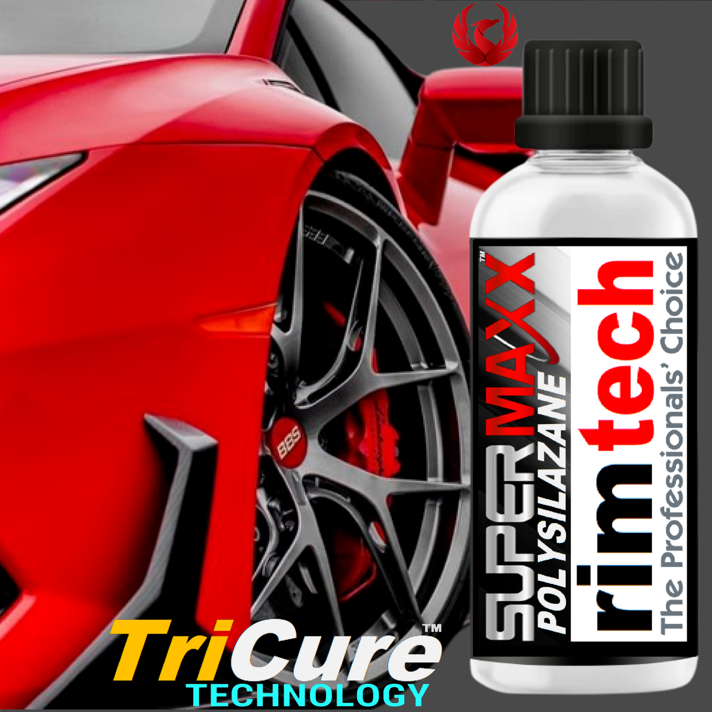 RIM WHEEL CERAMIC COATING WITH TRICURE TECHNOLOGY PROTECTION