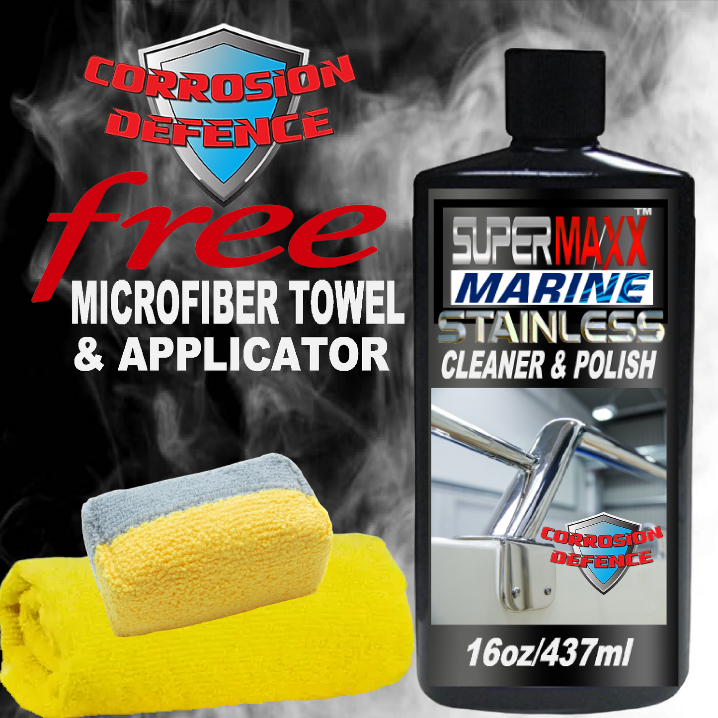 SUPERMAXX MARINE STAINLESS CLEANER & POLISH