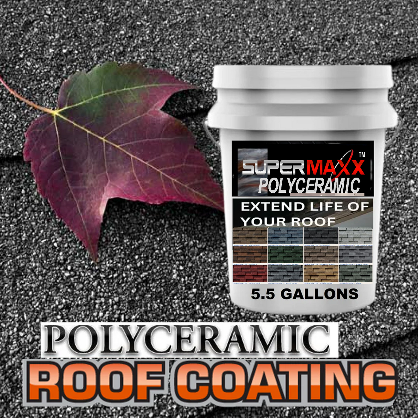 SUPERMAXX POLYCERAMIC ROOF COATING KIT