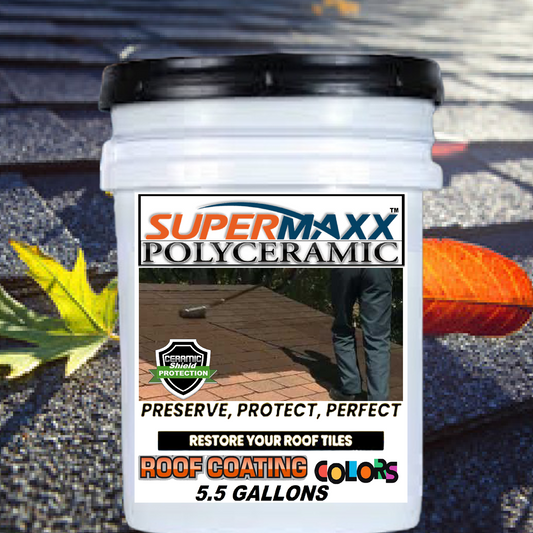 SUPERMAXX POLYCERAMIC ROOF COATING KIT (MULTIPLE COLORS)