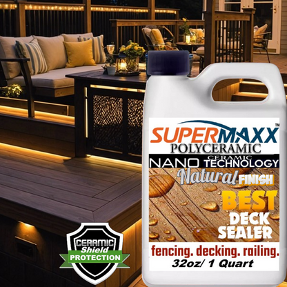NANO WOOD SEALER COLOR ENHANCER CERAMIC CLEAR COATING WOOD PROTECTION - 1 qt/947ml