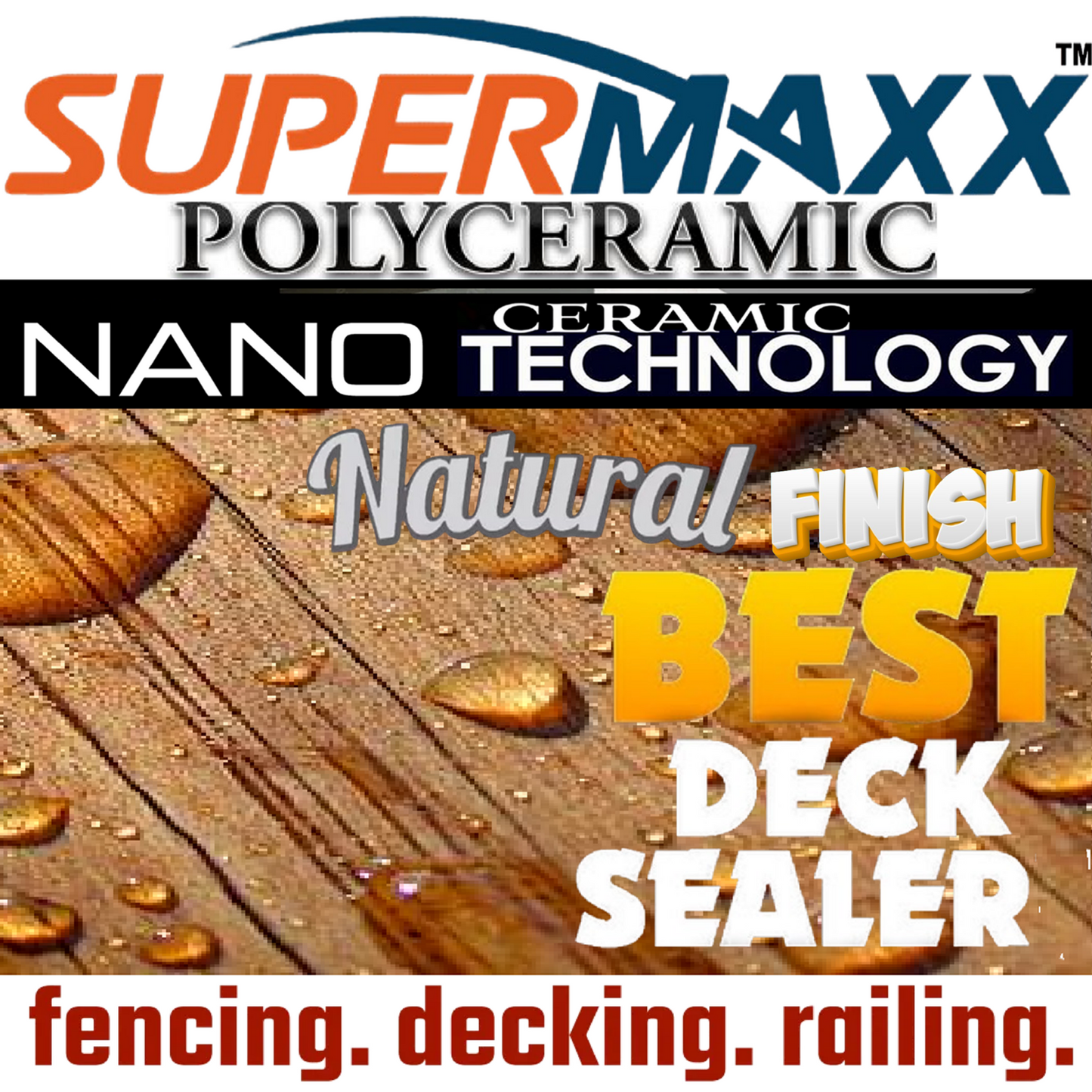 NANO WOOD SEALER COLOR ENHANCER CERAMIC CLEAR COATING WOOD PROTECTION - 1 qt/947ml