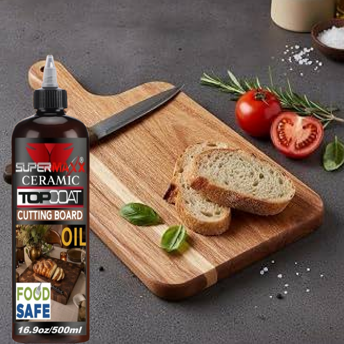 CUTTING BOARD OIL BEST STAIN & SCRATCH RESISTANT FOOD SAFE CERAMIC SEALER -500ML
