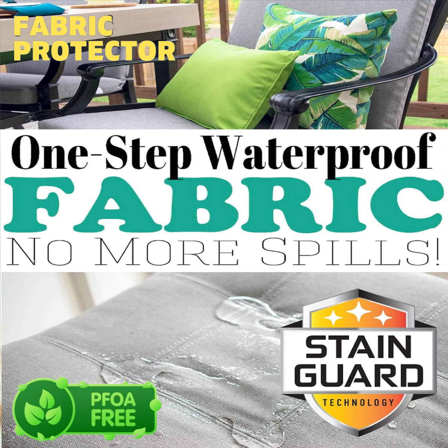 FABRIC PROTECTOR SPRAY STAIN & WATER PROOF