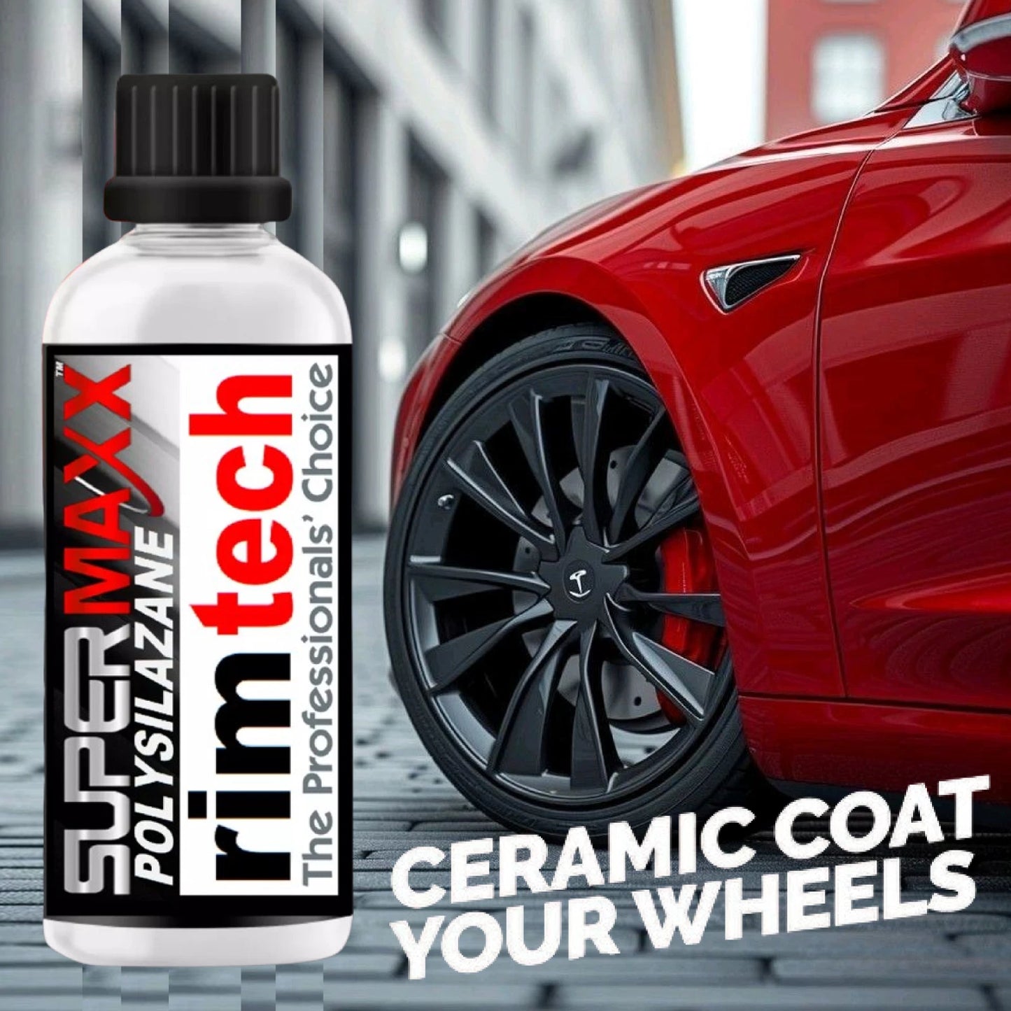 RIM WHEEL CERAMIC COATING WITH TRICURE TECHNOLOGY PROTECTION