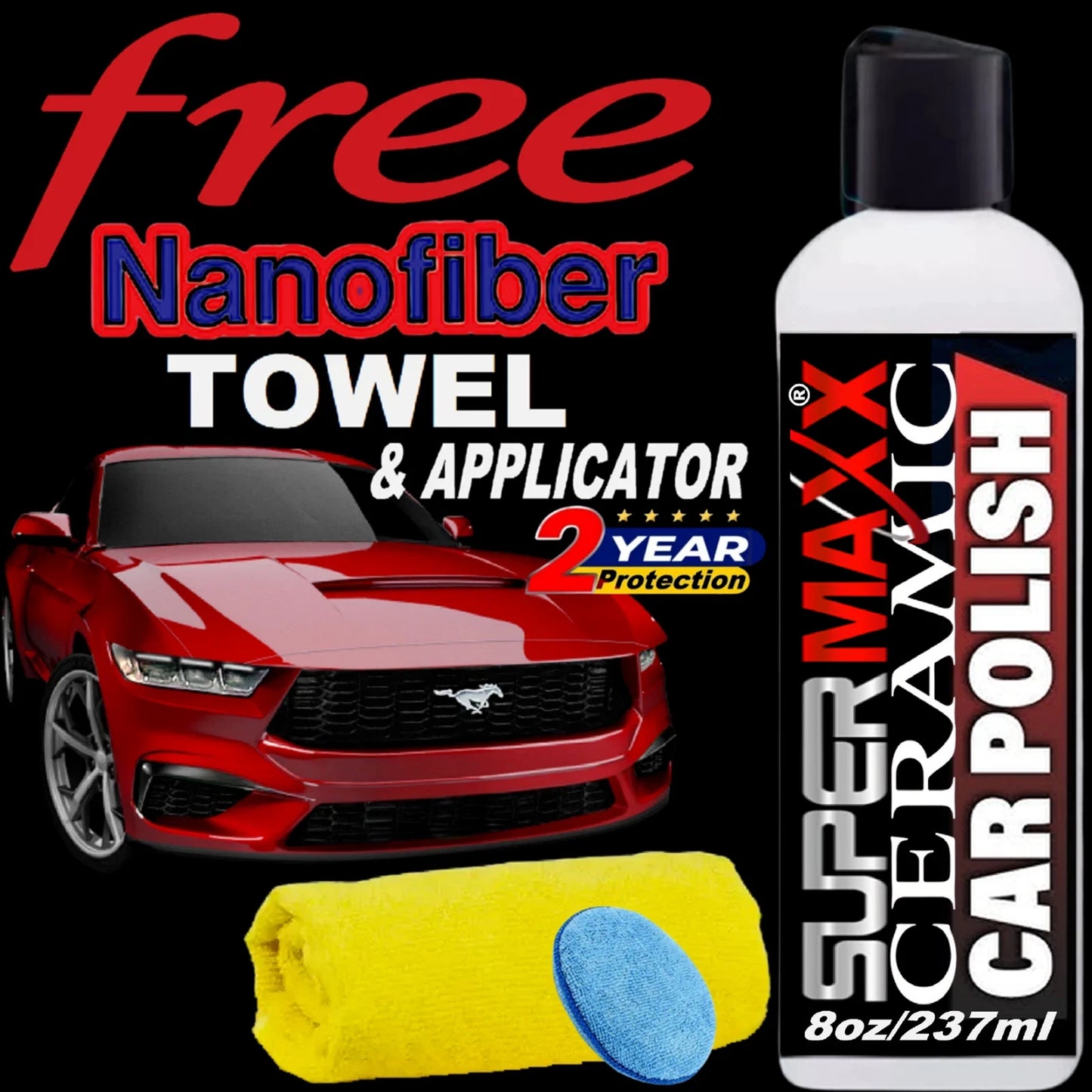 CERAMIC CAR COATING CAR POLISH POLYSILAZANE WITH TRICURE TECHNOLOGY