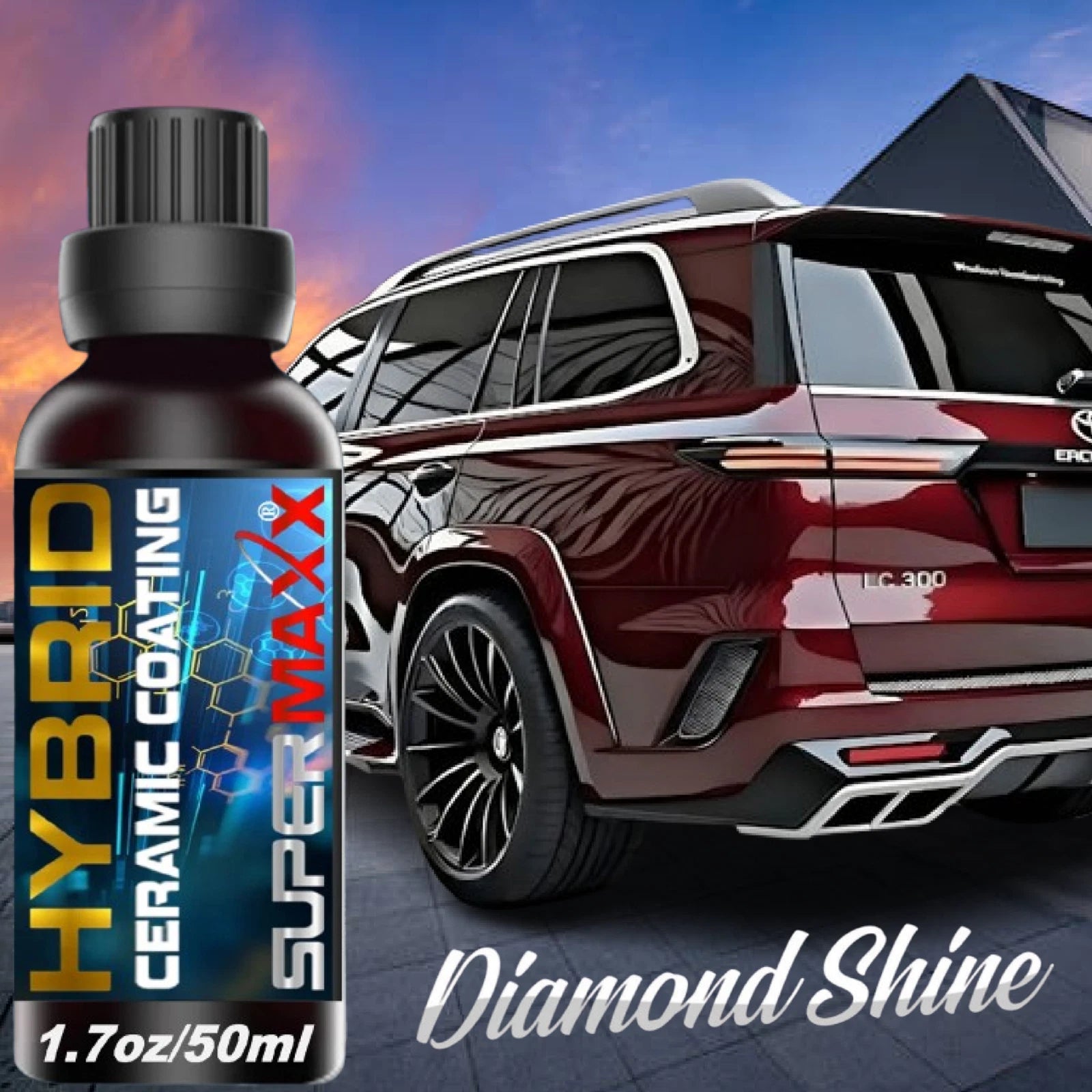 HYBRID CERAMIC CAR COATING - 1.7oz/50ml – SUPERMAXX