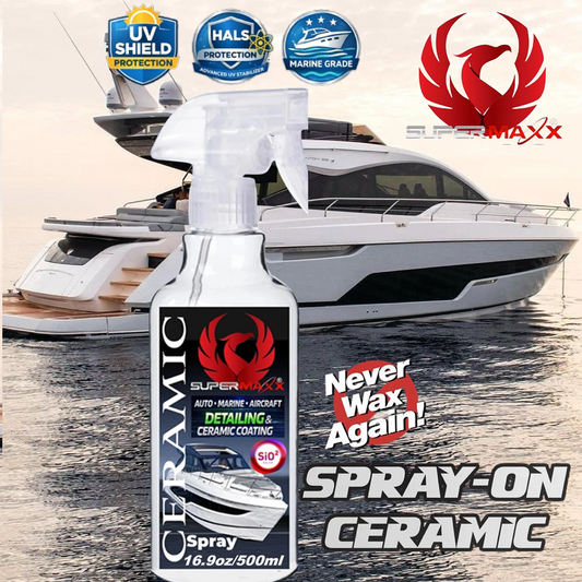 MARINE GRADE QUICK DETAIL SIO2 CERAMIC COATING BOAT PROTECTION - 16.9oz/ 500ml