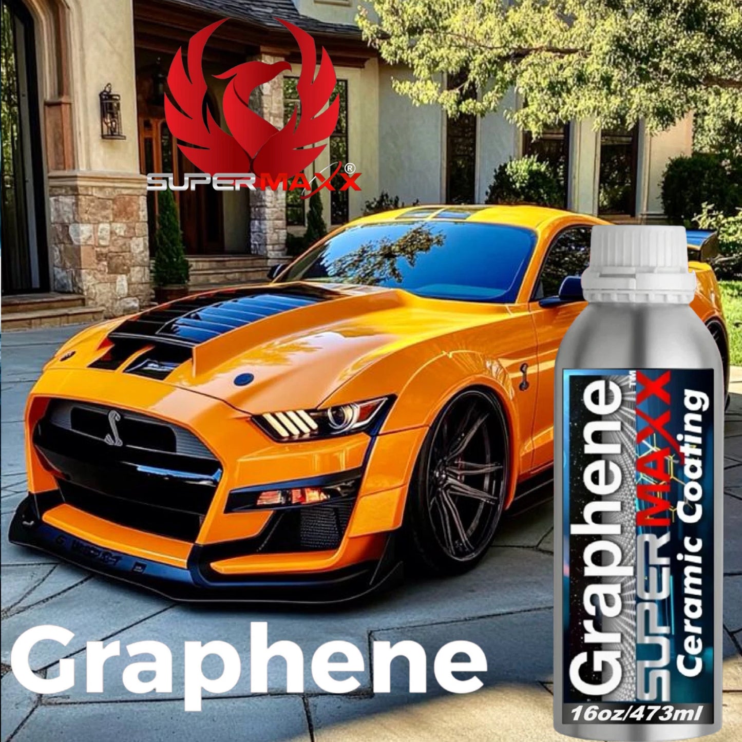 GRAPHENE 10h CERAMIC CAR COATING TRICURE TECHNOLOGY - 16oz/473ml