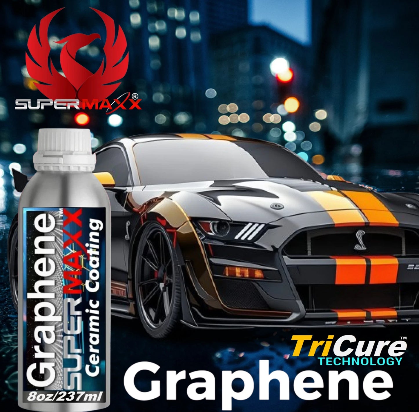 GRAPHENE HYBRID CERAMIC CAR COATING - 8oz/237ml
