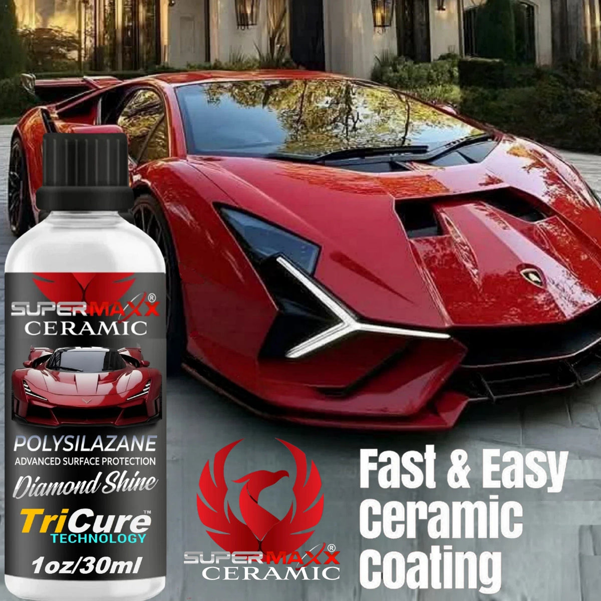 CERAMIC CAR COATING - 1oz/30ml