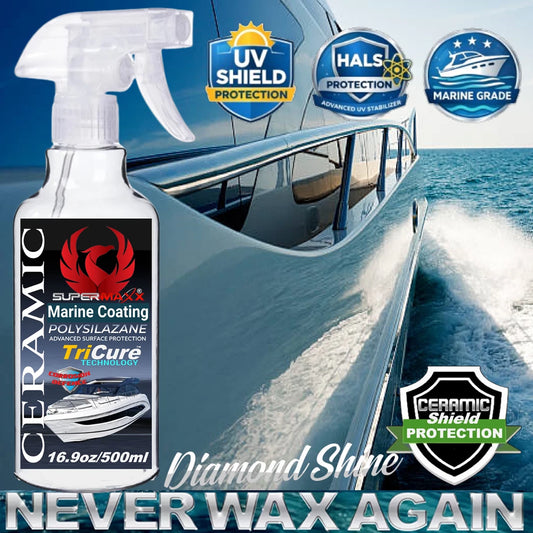 MARINE CERAMIC COATING SPRAY UV SALT GELCOAT PROTECTION - 8oz/237ml