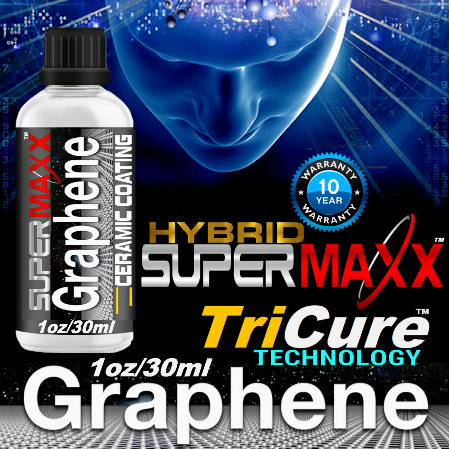 GRAPHENE HYBRID CERAMIC CAR COATING ADVANCED TRICURE PAINT PROTECTION