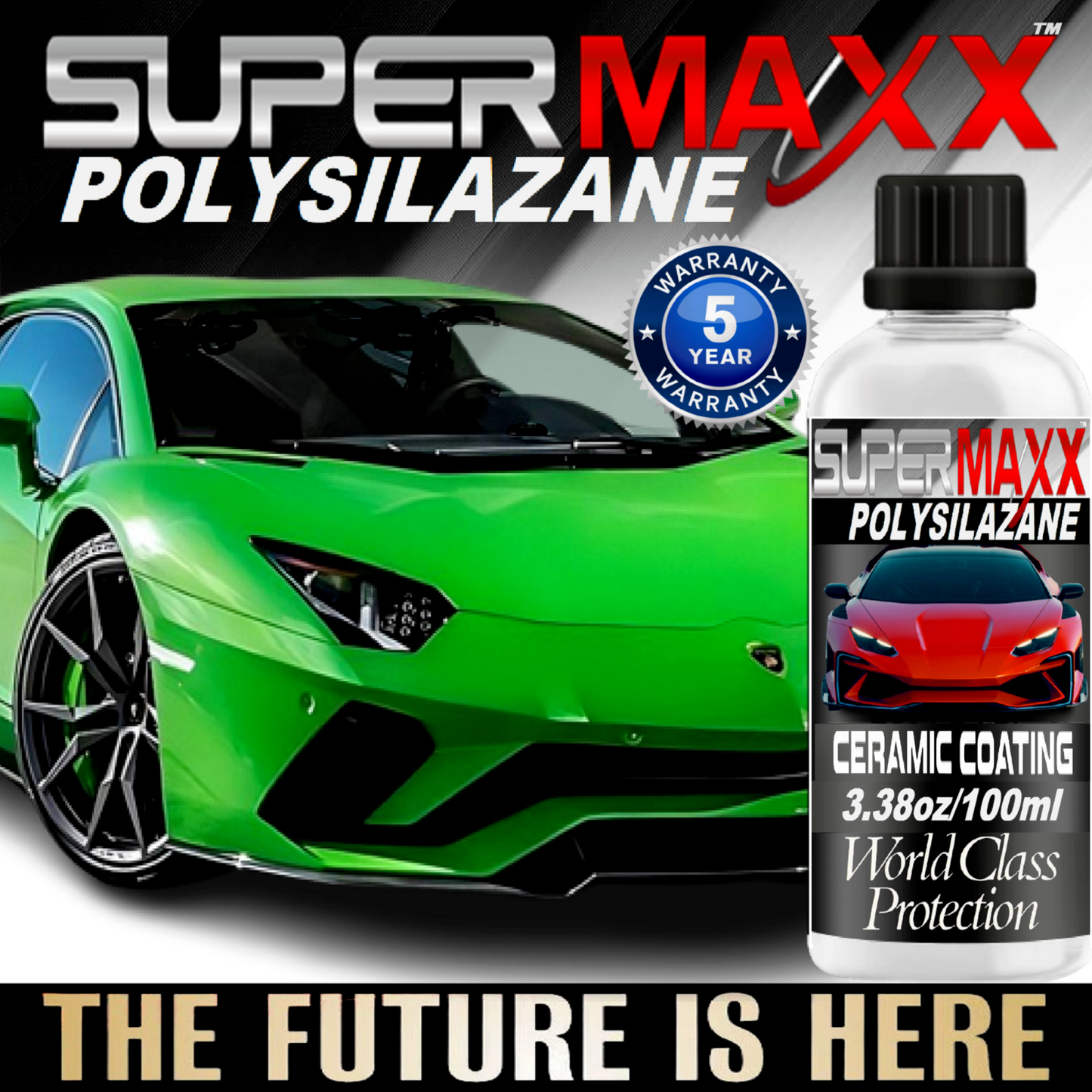 CERAMIC CAR COATING POLYSILAZANE WITH ADVANCED TRICURE TECHNOLOGY