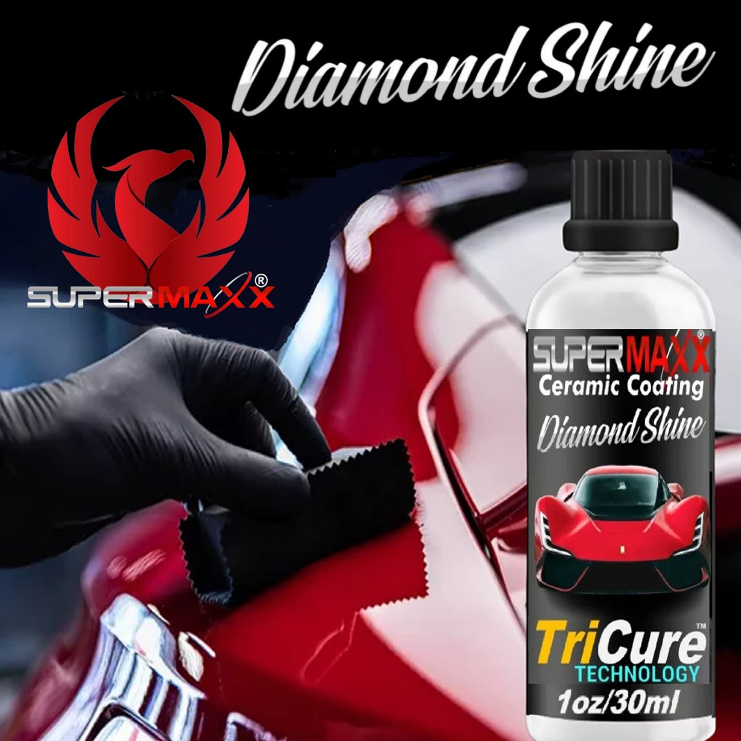 CERAMIC CAR COATING POLYSILAZANE WITH ADVANCED TRICURE TECHNOLOGY