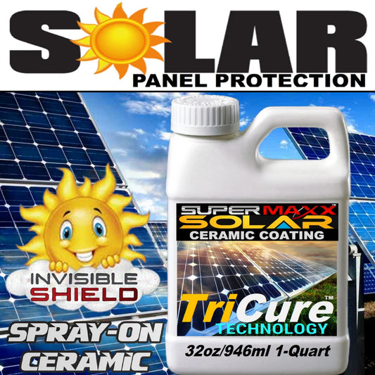 SOLAR PANEL CERAMIC CLEAR COATING SPRAY 2 YR PROTECTION 32oz/473ml - ONE QUART