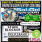 COUNTERTOP SEALER SIO2 CEAMIC COATING FOR GRANITE, STONE, MARBLE - 8 oz/237ml