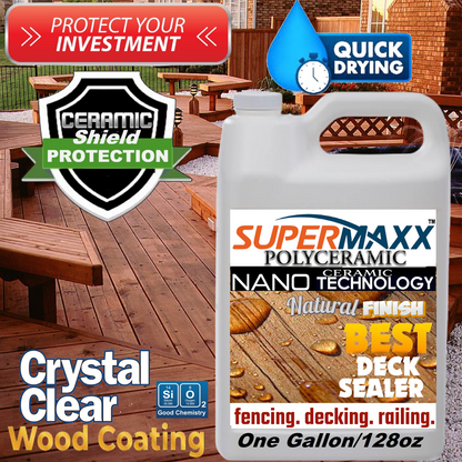 WOOD SEALER COLOR ENHANCER ADVANCED CERAMIC WOOD SEALER - 1 GALLON