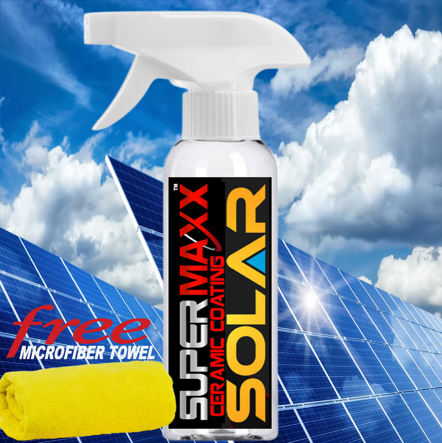 SOLAR PANEL CERAMIC COATING WITH TRICURE TECHNOLOGY