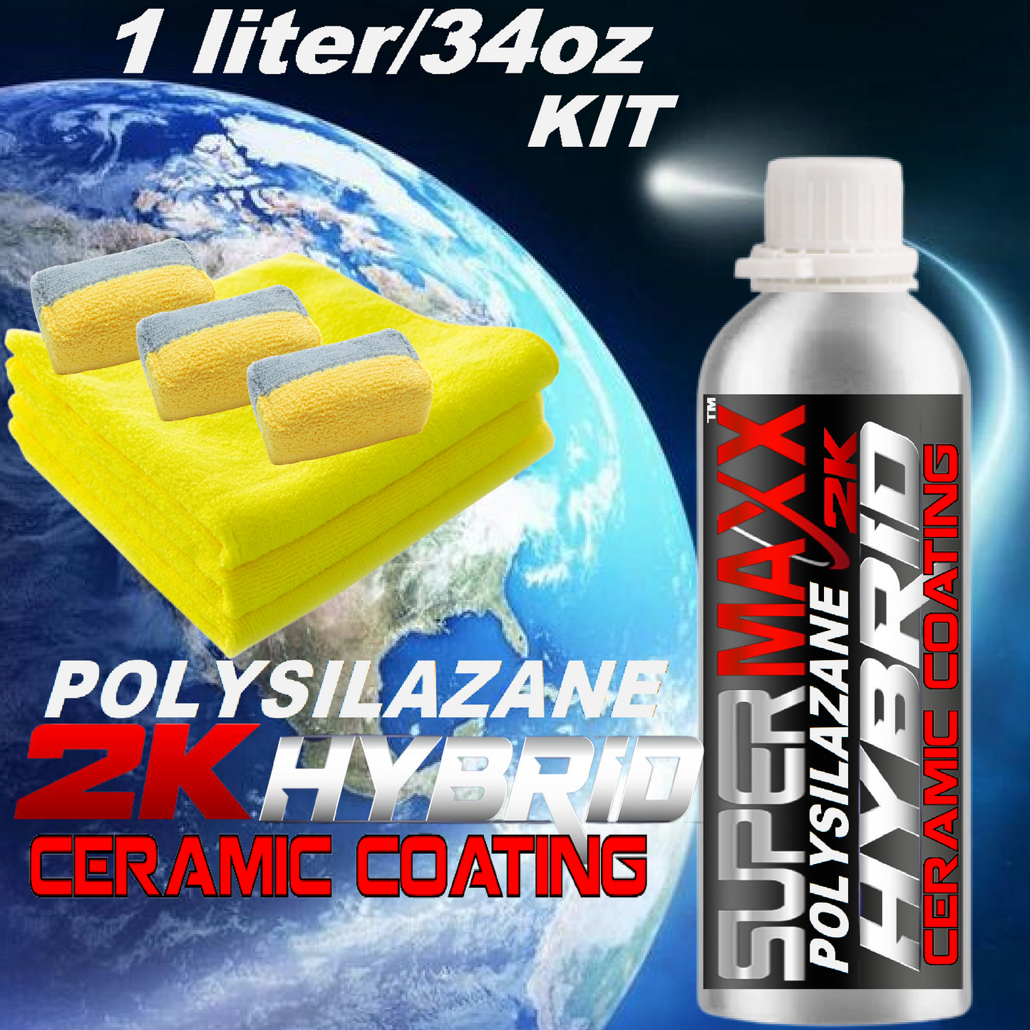 WORLD'S FIRST 2K HYBRID POLYSILAZANE CERAMIC CAR COATING WITH TRICURE TECHNOLOGY