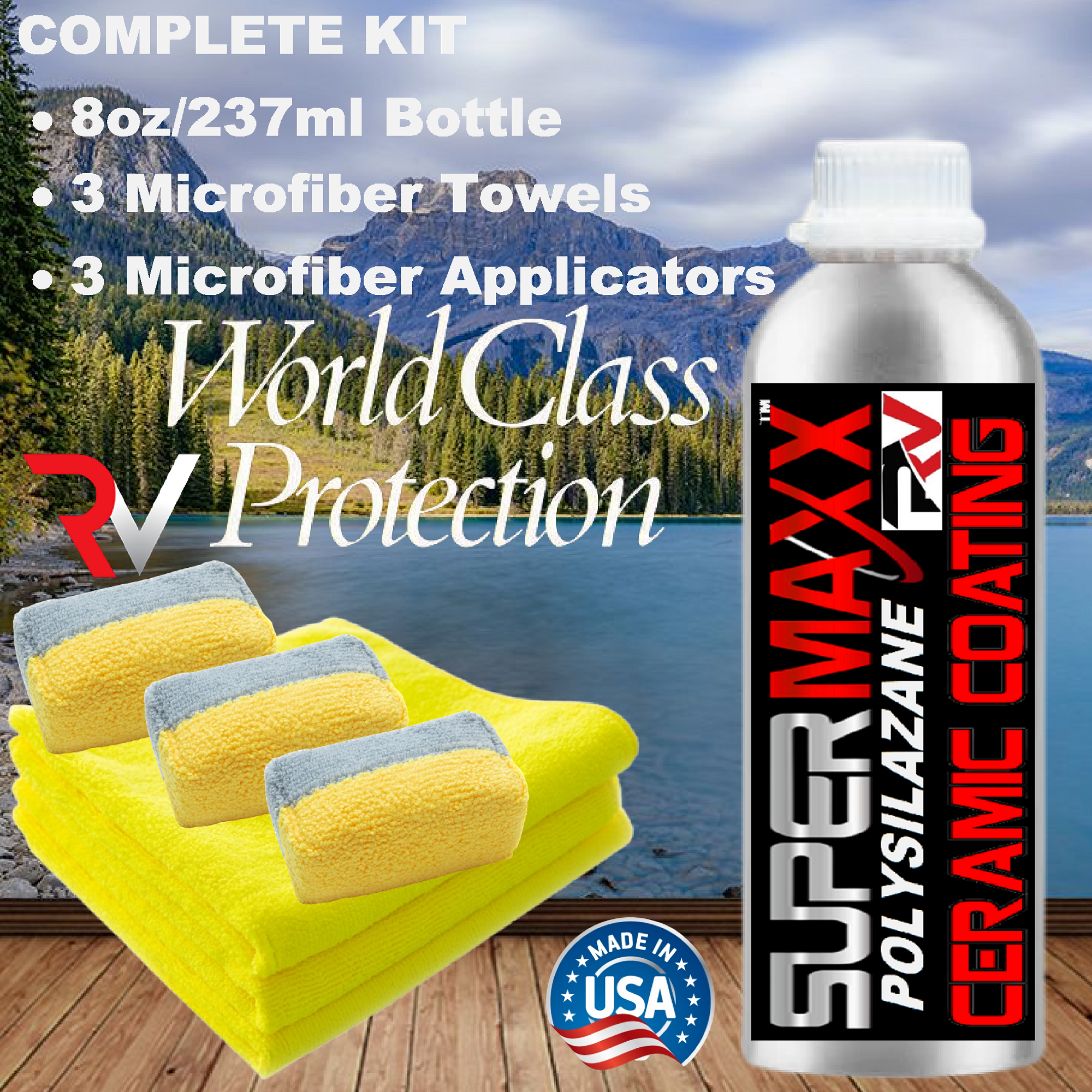 RV CERAMIC COATING WITH TRICURE TECHNOLOGY – SUPERMAXX