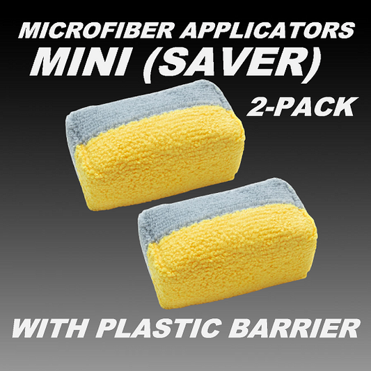 CERAMIC COATING MICROFIBER APPLICATORS - 2 PACK (MINI)