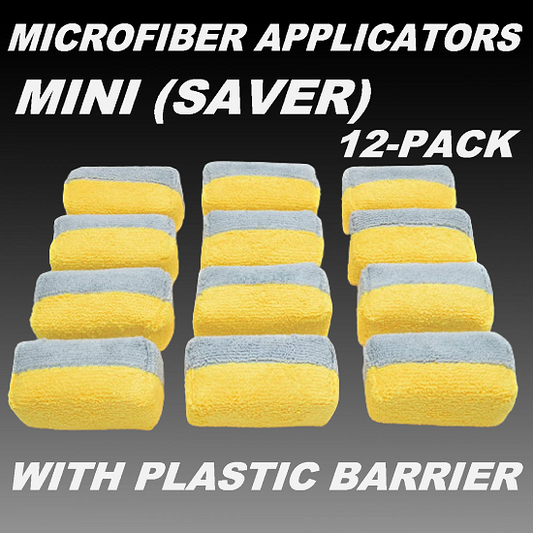 CERAMIC COATING MICROFIBER APPLICATORS - 12 PACK (MINI)