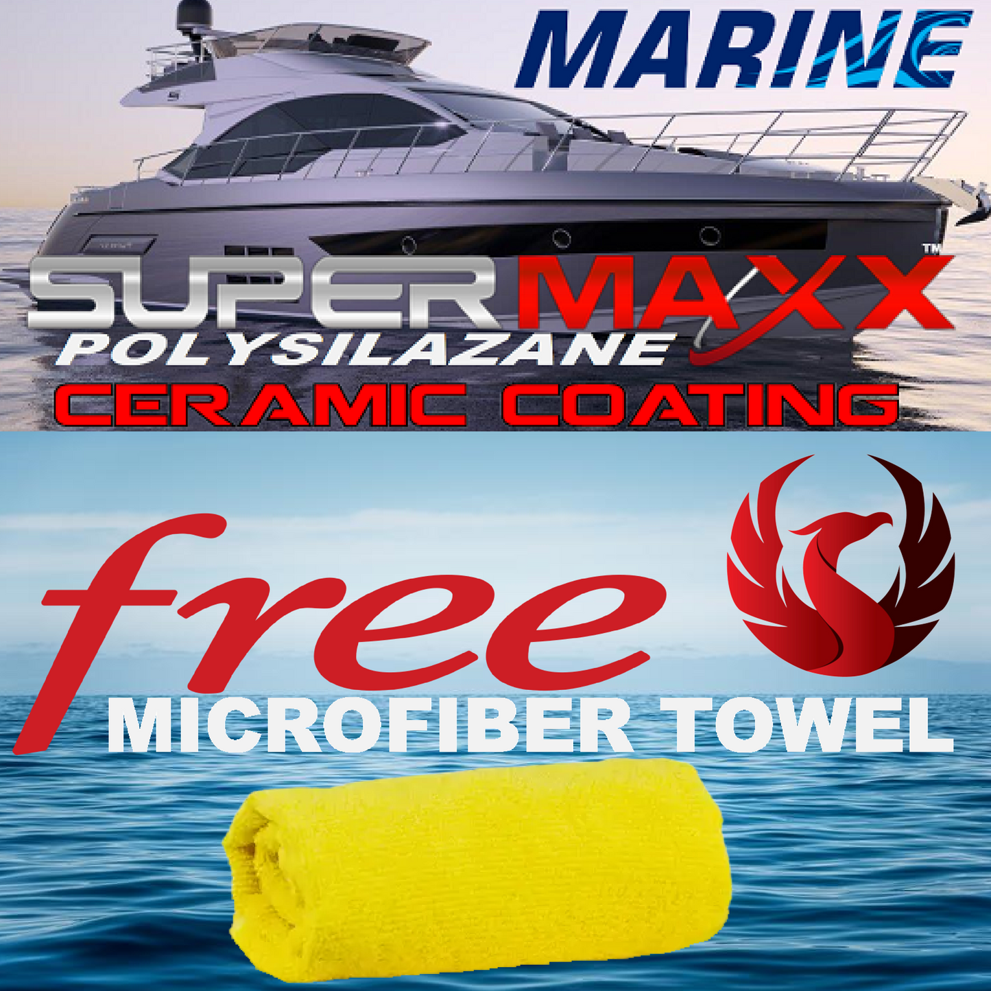 MARINE CERAMIC COATING SPRAY UV SALT GELCOAT PROTECTION